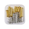 Kissitty Brass Magnetic Slide Lock Clasps KK-KS0001-02-6