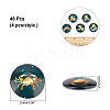 48pcs 12 Style Glass Cabochons GLAA-AR0001-11-2