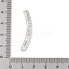 304 Stainless Steel Curved Tube Beads STAS-M071-03A-P-4