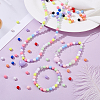 840Pcs 12 Styles Opaque Acrylic Beaded OACR-GA0001-23B-4