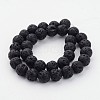 Natural Lava Rock Beads Strands G434-13-2