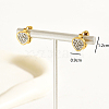 Elegant Vintage Style Heart Stainless Steel Hoop Earrings FS6217-5