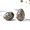 Synthetic Dalmatian Egg Display Decorations PW-WG821F2-02-1