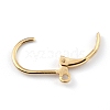 Brass Leverback Earring Findings KK-O131-09G-3