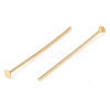 Brass Flat Head Pins KK-N254-47B-G-2