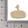 Thanksgiving Day Golden Tone Alloy Enamel Pendants ENAM-M002-01F-G-3