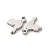 304 Stainless Steel Charms STAS-M089-17P-2