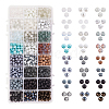 Glass Round Beads GLAA-PH0007-60-WH-1