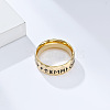 Viking Word Pattern 304 Stainless Steel Finger Rings for Men FS-WG08DAB-16-2