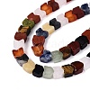 Natural & Synthetic Mixed Stone Beads Strands G-Q608-22-4