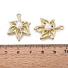 Alloy with ABS Imitation Pearl & Crystal Rhinestone & Acrylic Pendants PALLOY-Q466-04G-02-3