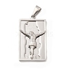 Non-Tarnish 304 Stainless Steel Religion Pendants STAS-E184-23P-1