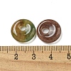 Natural Indian Agate Donut/Pi Disc Charms G-G142-02R-3