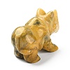 Natural Crazy Agate Carved Healing Rhinoceros Figurines DJEW-M008-02C-3