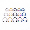 316L Surgical Stainless Steel Hoop Nose Rings for Women Men WGA64B5-02-1