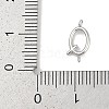 304 Stainless Steel Letter Connector Charms STAS-M108-01P-17-3