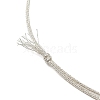 Adjustable Polyester Cord Necklace Making AJEW-JB01379-02-3