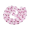Inner Flower Handmade Lampwork Beads LAMP-Q039-13A-2