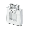 Stainless Steel Heart Rectangle Pendant Urn Ashes Necklaces PW-WGDFE89-01-4