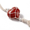 Natural Red Jasper Pendant Decorations HJEW-E579-01E-4