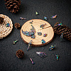 36Pcs Halloween Rainbow Color Alloy Pendants PALLOY-BY0001-01-4