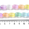 Macaron Color Natural Selenite Beads Strands X1-G-B102-A01-02-4