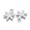 Tarnish Resistant 201 Stainless Steel Charms STAS-F139-018P-3