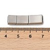 304 Stainless Steel Snap Lock Clasps STAS-U055-02B-P-3