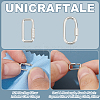 925 Sterling Silver Locking Carabiner Clasps STER-UN0001-36-5