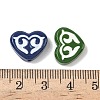 Dyed & Heated Baking Paint Glass Beads LAMP-D004-02-3