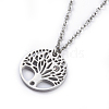 Stainless Steel Pendants Necklaces NJEW-JN02420-2