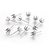 Tarnish Resistant 304 Stainless Steel Stud Earring Findings STAS-P221-20D-P-1