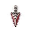 304 Stainless Steel Big Pointed Pendants STAS-I132-01-2