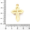 Brass Micro Pave Cubic Zirconia Pendants KK-S510-14G-3