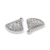 Alloy Crystal Rhinestone Pendants ALRI-H004-36P-3