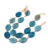 Natural Dragon Veins Agate Beads Strands G-P605-L02-09-5
