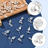 2 Pairs Alloy Stud Earrings for Women EJEW-FS0001-27C-4