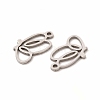Non-Tarnish 201 Stainless Steel Pendants STAS-E188-09P-3