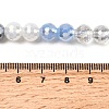 Electroplate Glass Beads Strands EGLA-D300-06-8mm-05-4