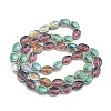 Electroplate Glass Beads Strands EGLA-G037-13A-HP02-2