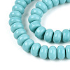 Opaque Spray Painted Glass Beads X-GLAA-ZX008-8mm-18R-3