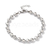 304 Stainless Steel Bicone Beaded Bracelets for Women BJEW-B092-03P-2