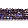 Transparent Electroplate Glass Beads Strands LS-EGLA-A039-T4mm-L04-1