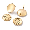 Brass Studs Earring Findings KK-K382-16C-G-1