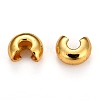 Brass Crimp Bead Covers KK-I681-13B-2