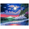 Sea with Moon DIY Diamond Painting Kits PW-WG55160-01-1