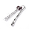 Tibetan Style Alloy Bookmarks AJEW-JK00153-04-2