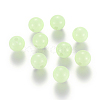 Luminous Acrylic Round Beads LACR-YW0001-01-10mm-1