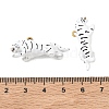 304 Stainless Steel Enamel Pendants STAS-L316-22G-10-3