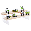 2-Tier Acrylic Model Toy Assembled Holder Display Riser ODIS-WH0025-205A-1